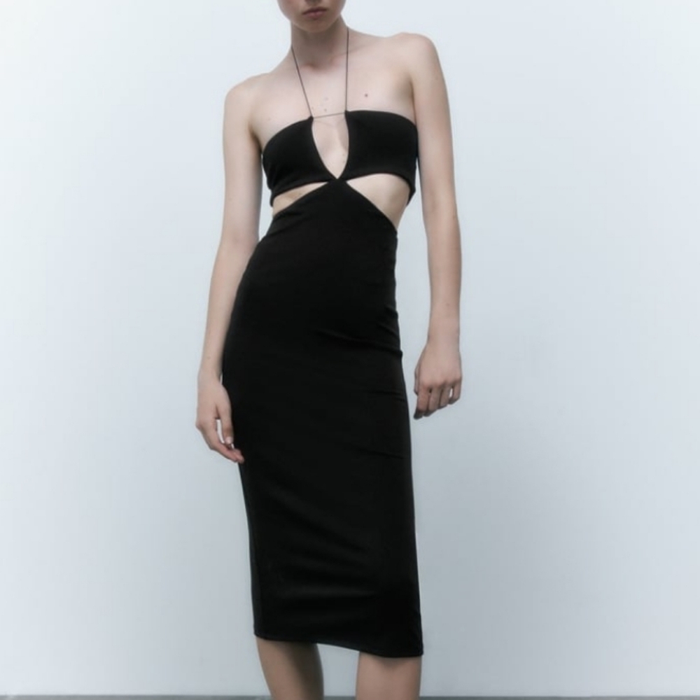 Zara cut out dress